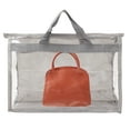 thumbnail image 5 of Unique Bargains Handbag Dust Bags, S Size PVC Dustproof Transparent Purse Protector, Light Gray, 5 of 5