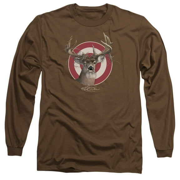 Wild Wings TargE.T. Long Sleeve T-Shirt Adult 18/1 Coffee