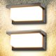 thumbnail image 1 of 2PCS 18W LED Aplique de pared para exte Aplique impermeable para exteriores 3000K Lámpara LED blanca cálida Aplique IP65 Impermeable, Patio Villa Jardín Corredor Escaleras Iluminación de pasillo, 1 of 1