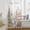 White, variant on Christmas Sheer Curtains 45 Inch Length, Light Filtering Voile Curtain Panel, Farmhouse Xmas Tree Gifts Snowflake Rustic Rod Pocket Drapes Window Treatments for Living Room Bedroom 52"x45"