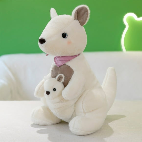 Toys for 3 Year Old Girl Mother And Child Kangaroo, Plush Toys , Australian Kangaroo Doll , Simulation Doll Toys , Parent-child Doll Birthday Gift Toys Under $5 on Clearance