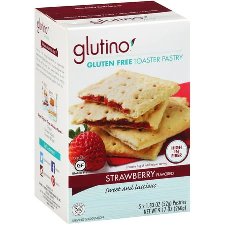 Glutino ® Gluten Free Strawberry Flavored Toaster Pastry 5-1.83 oz. Packages