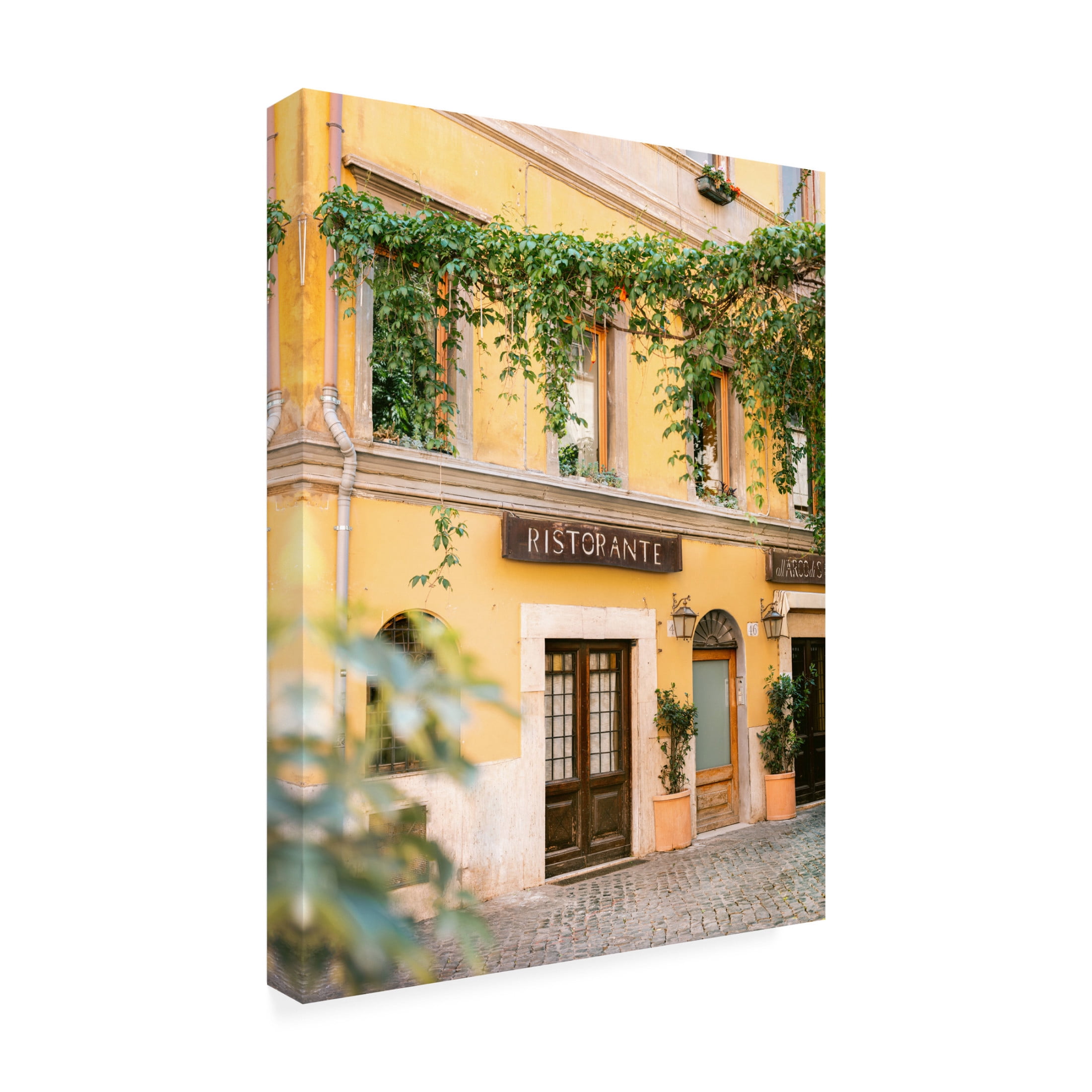 Trademark Fine Art Raisa Zwart Ristorante Trastevere Rome Canvas Wall Art