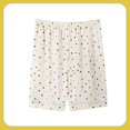 thumbnail image 3 of JJHGVB Pajama Shorts Women Home Shorts for Women Summer Shorts for Women Comfy Womens Pants Loose Pants Womens Shorts for Summer Wide Leg Cotton Pants for Women Beige L, 3 of 3