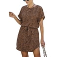 thumbnail image 2 of Vestido corto de gasa,Vestido corto de gasa Vestido corto con estampado floral Vestido corto Vestido corto Rendimiento confiable, 2 of 6