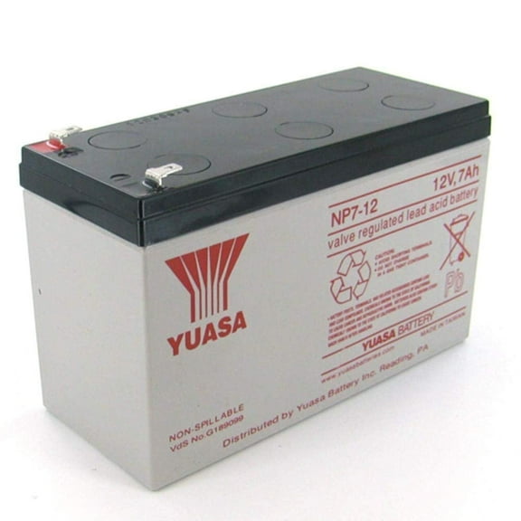 Yuasa Sealed Lead-Acid 12 Volt Vehicle Battery, 850 CCA