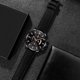 thumbnail image 4 of Reloj de cuarzo para hombre con esfera de diamantes, reloj con correa del sector industrial. Sincero Electrónica, 4 of 4