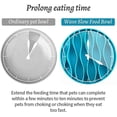 thumbnail image 4 of Anti Glutton Bowl for Cat, Anti Glutton Dog Bowl, Slow Feeding Bowl, Interactive Cat Bowl, Interactive Bowl, Slow Digestion, Fun Feeder, 19*19*2.8 cm, 4 of 5