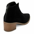 thumbnail image 5 of Aqua College Women's Emily Waterproof Ankle Booties Black Suede Size 7 M, 5 of 6