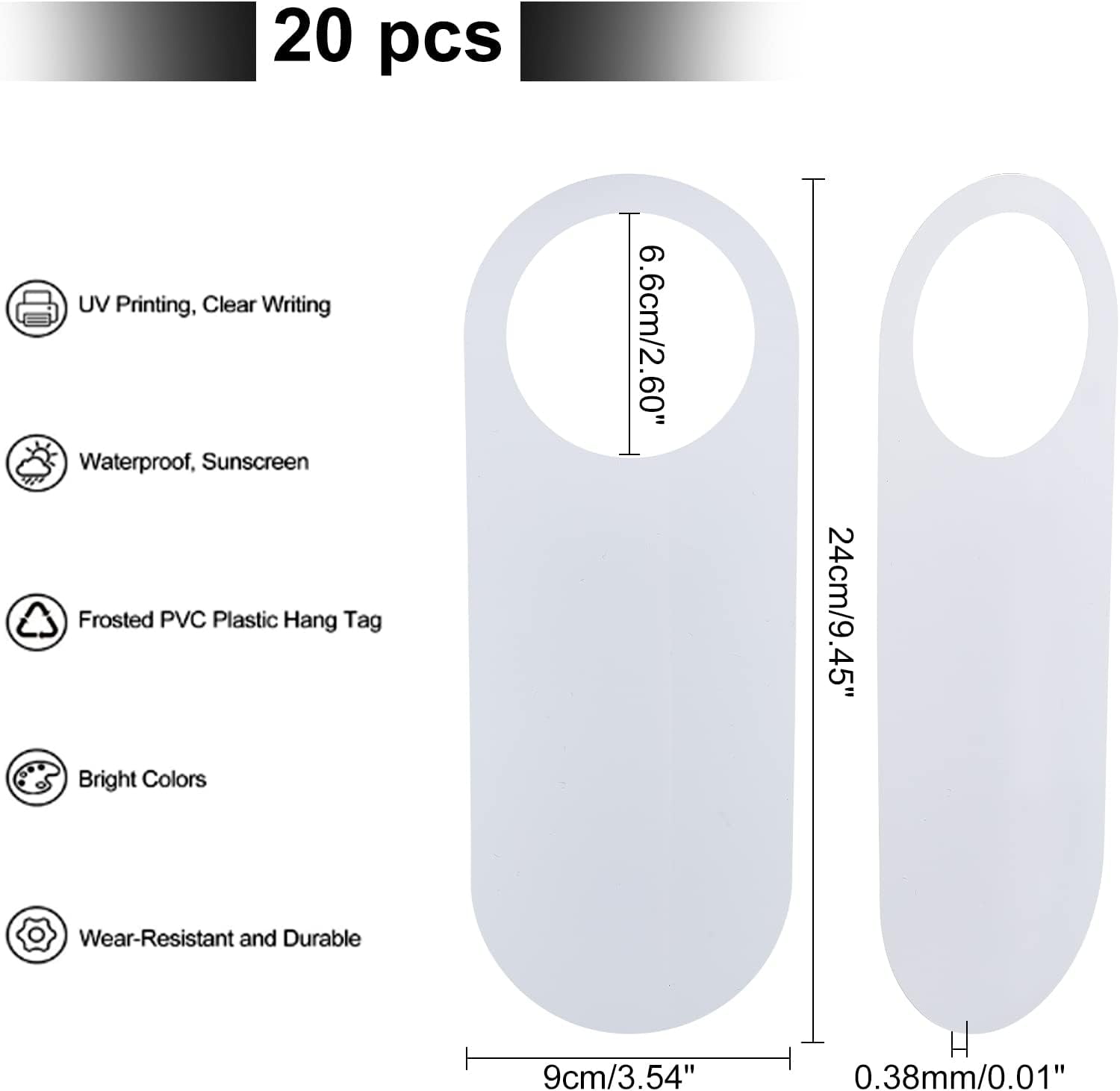 20pcs-plastic-door-knob-hangers-signs-pvc-blank-door-signs-do-not-disturb-door-hanger-sign-for-office-hotel-decoration-walmart-com