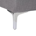 thumbnail image 4 of Baxton Studio Lanoma Slate Gray Fabric Upholstered Convertible Sleeper Sofa, 4 of 9