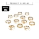 thumbnail image 5 of Juego de 13 anillos para mujer, anillos para nudillos, anillos bohemios dorados para niñas, anillos de cristal con gemas vintage, juegos de anillos con nudo articulado para adolescentes, fiesta, 5 of 7
