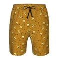 thumbnail image 3 of Disketp Men's Swim Trunks Hawaiian Breathable Surf Beach Swimsuits Mesh Lining Beach Shorts with Pockets-Honey Bee Gnomes, 3 of 7