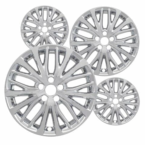 Set of 4 18 inch Chrome ABS Wheel Covers Compatible with 2018-2024 Toyota Camry SE XLE Rims