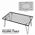 thumbnail image 1 of Bamboo Mesh Camping Table: Lightweight Foldable Outdoor Table with Drainage System for Picnics, Barbecues & Travel – Sturdy, Space-Saving, Easy Setup Portable Dining/Grilling Table (Mesh Top Only), 1 of 6