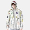 thumbnail image 2 of Gaeub Wildflowers Men's and Women's UPF 50+ Long-Sleeved Sun Protection Clothing, Fishing Shirt Long Sleeve Zip-X-Large, 2 of 7
