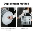 thumbnail image 3 of EGNMCR Bucket Laundry Hamper With Handle - Portable Collapsible Laundry Basket For Dorms, Bathrooms And Travel laundry basket, 3 of 5