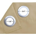 thumbnail image 4 of Pro Space Indoor/Outdoor Curtains Grommet Curtain 1 panel, 4 of 5