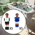 thumbnail image 4 of 10x Ballon de Soccer pour Hommes Ballon de Soccer Soccer de Table pour Hommes Jeux de Table Soccer de Table Joueurs Figurines, 4 of 8