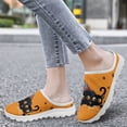 thumbnail image 4 of POLERO Cute Cat Mules Shoes for Women Ladies Holiday Party Halloween Spider Web Slip On Loafers Mesh Walking Sneakers Spring Backless Slip-on Sneakers with Arch Support House Slippers, 4 of 7