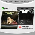 thumbnail image 4 of HUISEFOR American Flag Deer Car Trunk Mat for Women 29" x 39" Anti Slip All Weather Trunk Protection Cargo Liner Anti-Scratch Cars Accessories Universal Fit for Most Vehicle, 4 of 7