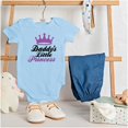 thumbnail image 3 of Daddy's Little Princess Girly Tiara Bodysuit Jumper Girls Infant Baby Brisco Brands 12M, 3 of 7