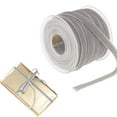 thumbnail image 2 of 20 Yards Velvet Ribbon,0.4Inch Wide Velvet Ribbon Spool For Christmas Tree,Christmas Ribbon,Velvet Christmas Ribbon For Gift Wrapping Crafts Bow Wreath Holiday Wedding Party Decorations,Grey, 2 of 9