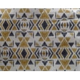 thumbnail image 4 of oneOone Georgette Viscose Fabric Triangle Ikat Print Fabric By The Yard 42 Inch Wide, 4 of 4