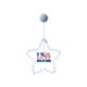 thumbnail image 1 of Bandera luminosa de cinco puntas con forma de estrella para carreras de caballos, luces LED de colores para el Día de la Independencia, decoración para ventanas y habitaciones., 1 of 6