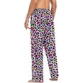 thumbnail image 6 of HPINK-T Mens Sleep Pajama Pants Set Bottoms Motorcycle Lettering Fleece Lounge Sleepwear PJs S, 6 of 7