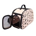 thumbnail image 2 of Narrow Shelled Perforated Lightweight Collapsible Military Grade Transportable Designer Pet Carrier, 2 of 7