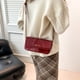thumbnail image 3 of Bolso Hombro Elegante para Mujer Bolso Noche Cuero PU Color Sólido (rojo), 3 of 9