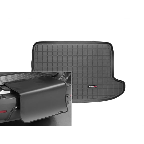 WeatherTech Cargo Trunk Liner with Bumper Protector compatible with FR-S, BRZ, 86 - Trunk With Bumper Protector, Black