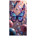 thumbnail image 1 of Colorful Butterfly Themed Happy Birthday Backdrop Banner Party Decorations Photography Props Birthday Party Supplies Decor Background, 1 of 4