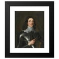 thumbnail image 2 of Robert Walker 20x24 Black Modern Framed Museum Art Print Titled - Portrait of a Young Man in Armor with a Lace Collar, 2 of 5