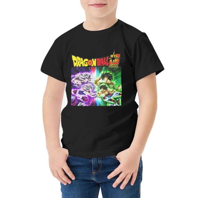 Camiseta Algodón de DBZ para niños