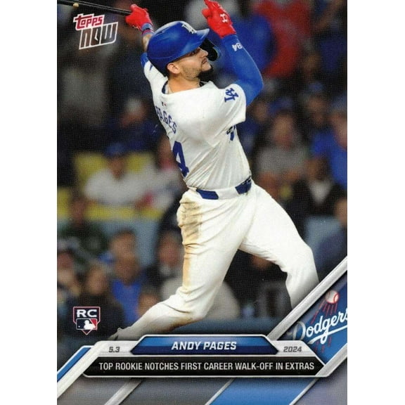 MLB 2024 NOW Baseball   Andy Pages #152 (Rookie)