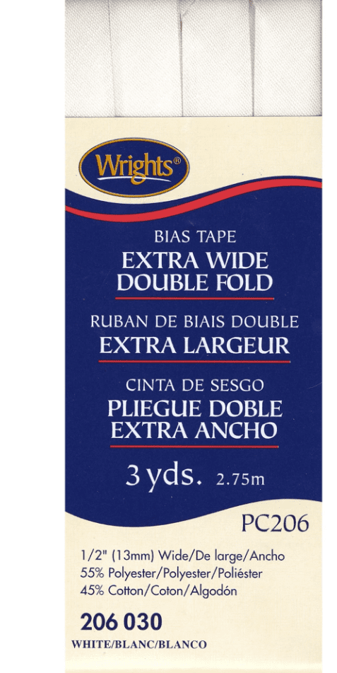 Double-Fold Bias Tape - 1/2 Inch Wide, Poly Cotton Blend, 5 Yards - View #2