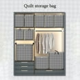 thumbnail image 5 of Sunshinehomely Clothes Storage Bins Blanket Storage Bags Foldable Closet Organizer for Bedding, 5 of 7