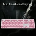 thumbnail image 2 of Keycaps Kit, 104Pcs/Set Anti-skid Backlit ABS Solid Color Keycaps Mechanical Keyboard Key Caps for PC Computer Replacement Keycap, 2 of 8