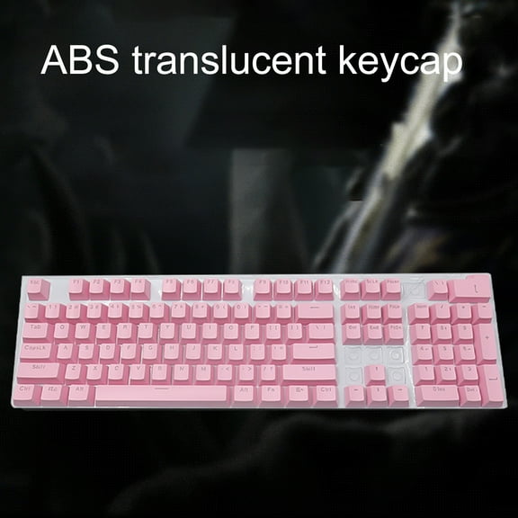 Naierhg 104Pcs Anti-skid Backlit ABS Keycaps Mechanical Keyboard Key Caps for PC Computer
