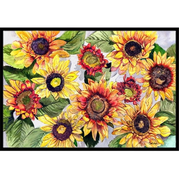 18 x 27 In. Sunflowers Indoor or Outdoor Mat