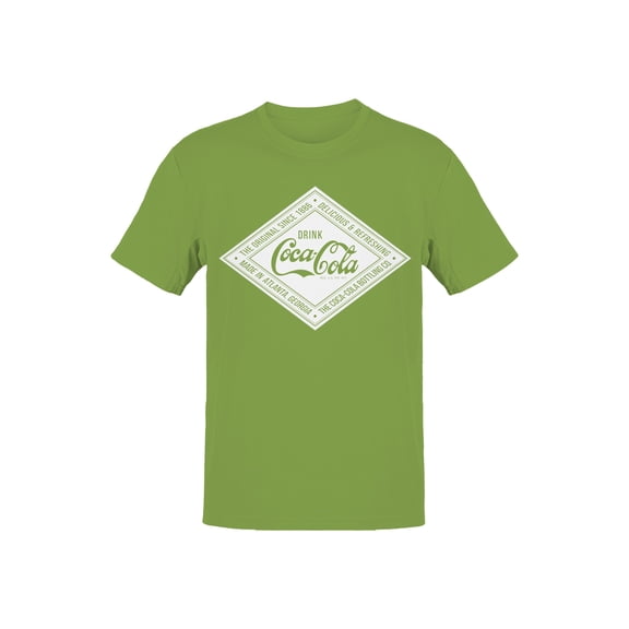 Officially Licensed Coca Cola Vintage Diamond Logo Men's T-shirt