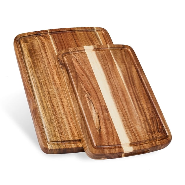Set de tablas de cortar Sonder Los Angeles de acacia 36x25 y 30x20 cm