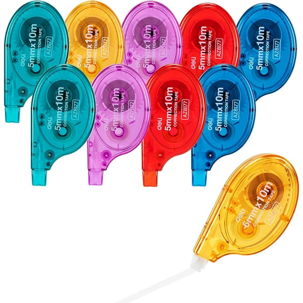 Deli Correction Tape, White Out Correction Tapes, Tape Eraser for Note