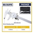 thumbnail image 2 of IP54 Digital Caliper Metal Ruler Gauge Stainless Steel Electronic Vernier Calipers Micrometer Depth Measuring Tools 6In/150mm ,Easy to Use, 2 of 8