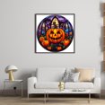 thumbnail image 3 of Hilo Algodón Bordado Punto Cruz Calabaza Con Vidrieras Impresas 11CT, 3 of 9
