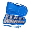 thumbnail image 1 of Notes Professional 25 Notes Glockenspiel Xylophone Percussion Instrument Early Educational Teaching Instrument with Plastic Case 2 Mallets for Baby Kids Children, 1 of 7
