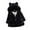 Black, variant on Godderr 9M-8T Newborn Baby Girls Boys Fleece Hoodie Jacket Coat for Toddler Ear Winter Coat Thickened Jackets Cotton Outwears Casual Warm Winter Long-Sleeved Jacket