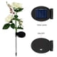 thumbnail image 4 of Luces solares decoración de jardín, 2 piezas de lámpara LED de jardín al aire libre con panel solar impermeable, luz decorativa de jardín para jardín, vallas, caminos, terrazas, 4 of 6